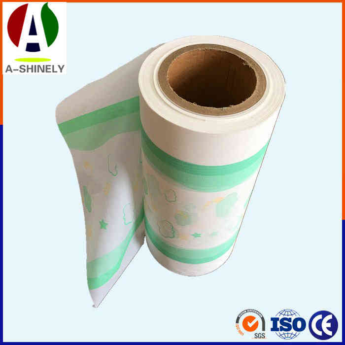  Moisture Proof Opaque Embossed PE Film For Diaper For Making Disposable Adult Baby Diapers Materials
